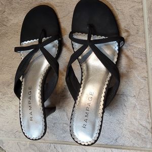 Like New Black Rampage Heels size 9